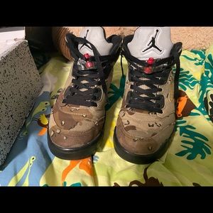 Jordan 5 supreme camo 🟤⚫️